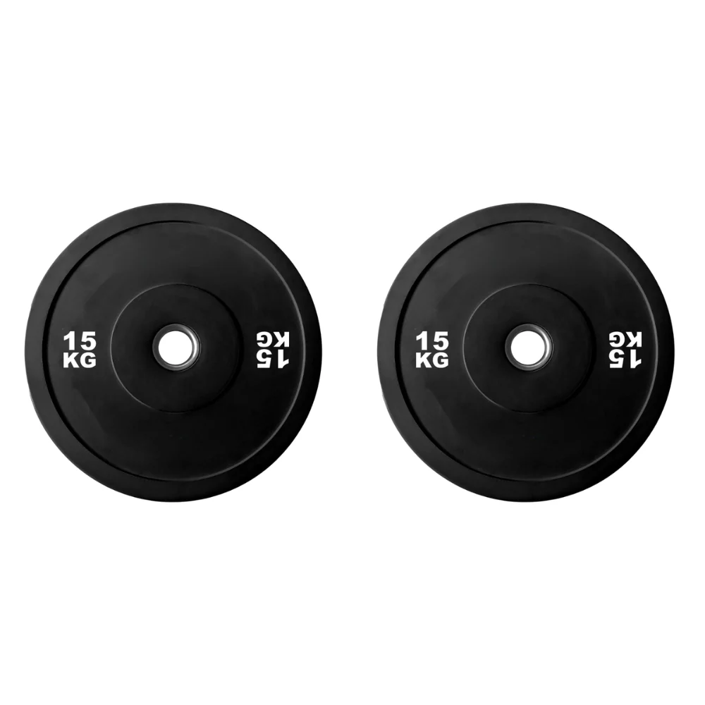 Black Olympic Bumper Plate - Image 4