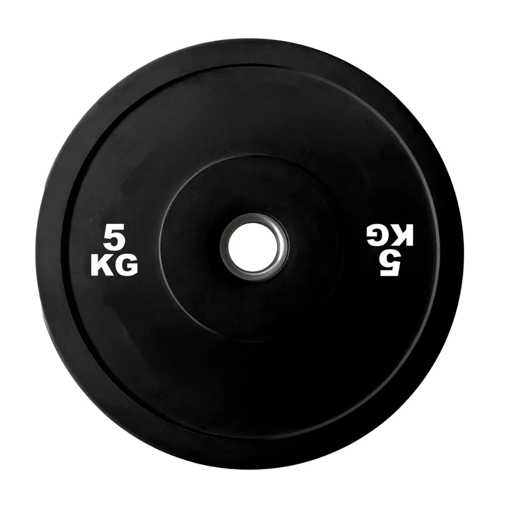 Black Olympic Bumper Plate - Image 7
