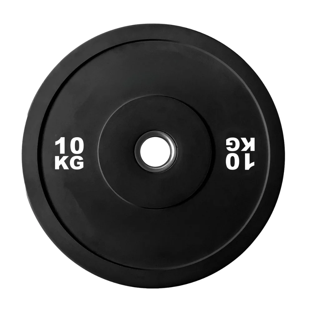 Black Olympic Bumper Plate - Image 8