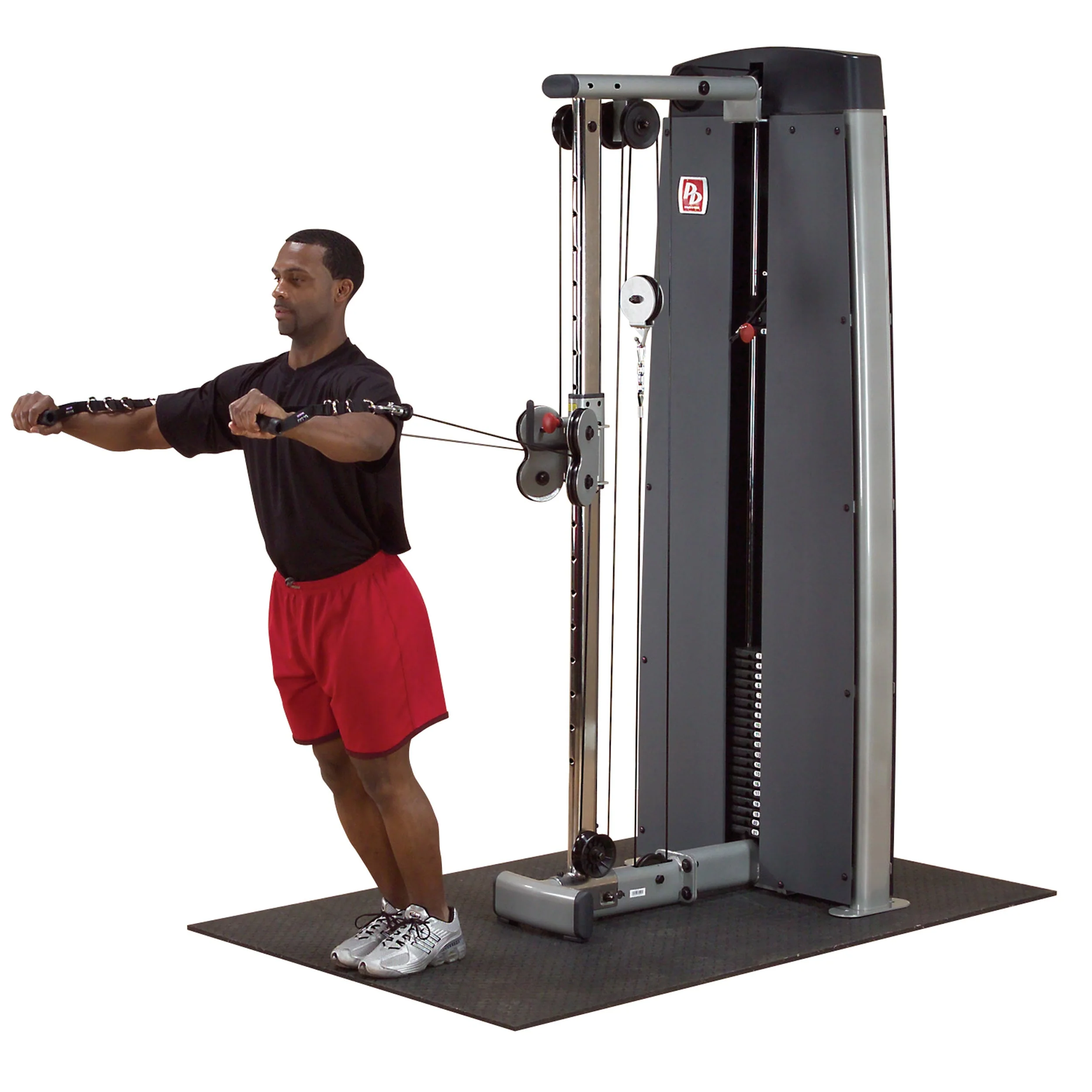 Body Solid Strength Pro Dual Adjustable Cable Column