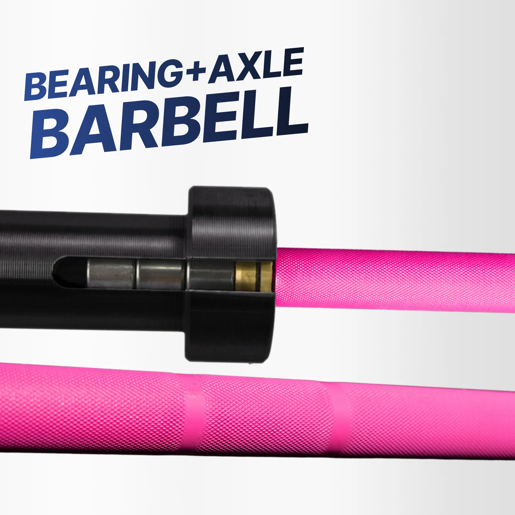 FITLAB 7' Olympic Pink Women's Barbell | 15kg - Image 5