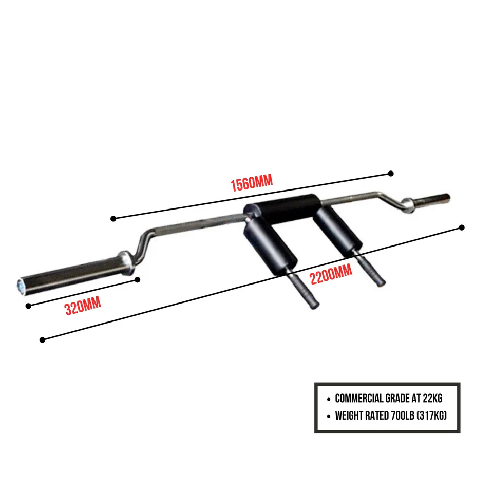FITLAB Olympic Safety Squat Bar - Image 2