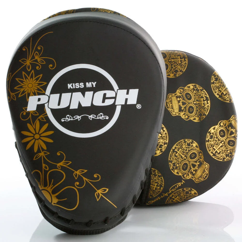 Focus Pads - Urban - Gold Skull Art - Black