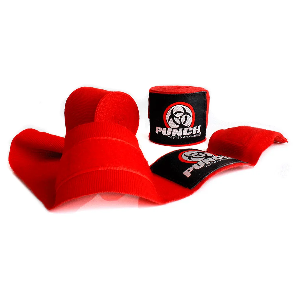 Hand Wraps - Urban 3m - 3 Set - Black-White-Red - Image 3