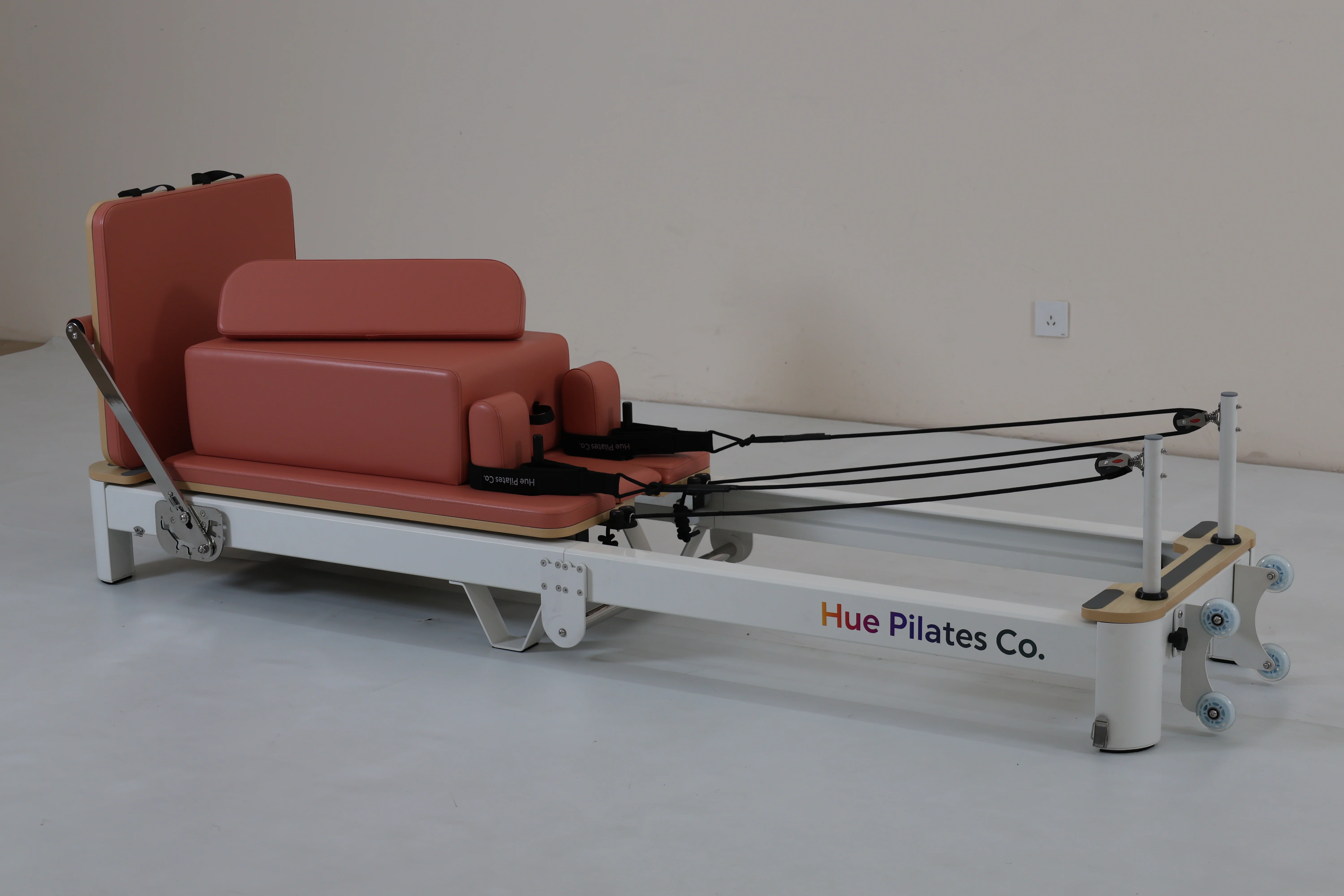 Hue Foldable Pilates Reformer - Mauve - Image 19