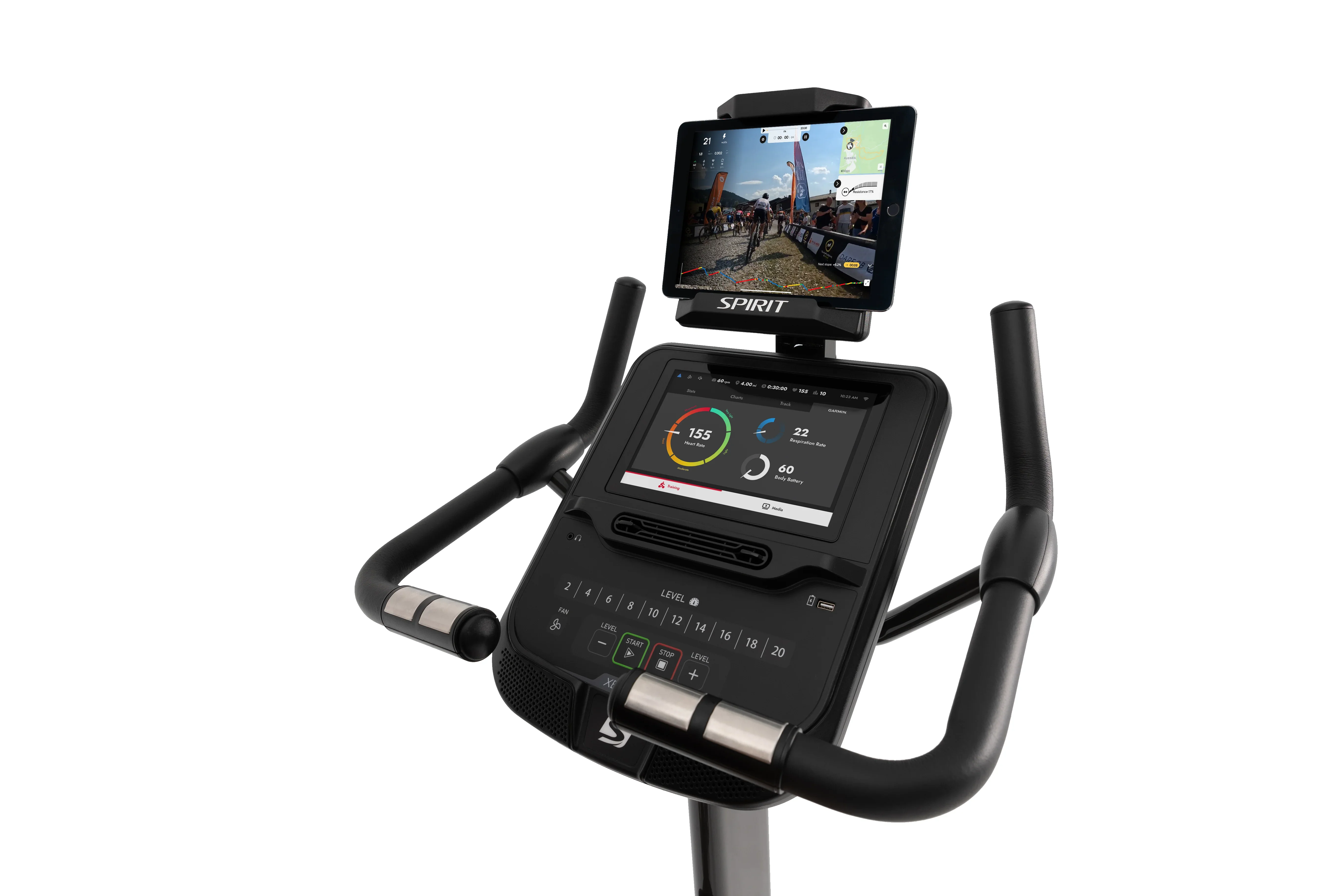 Spirit XBU55ENT Upright Bike (Entertainment Series) - Image 38