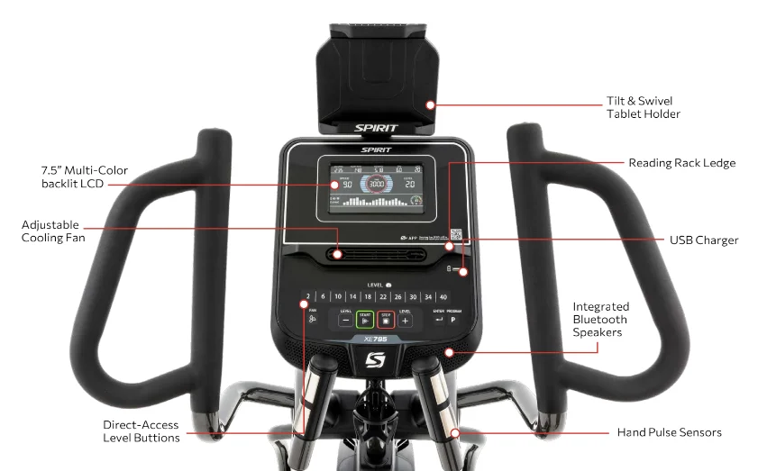 Spirit XE795V2 Elliptical - Image 15